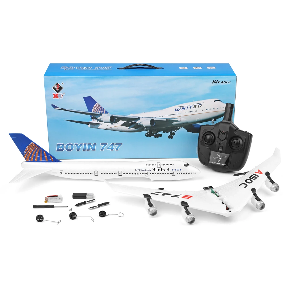 

WLtoys XK A150C Boeing Airbus B747 Model Plane 2CH EPP 2.4G RC Airplane Aircraft Short Charging Time RTF Glider Toy Airplane