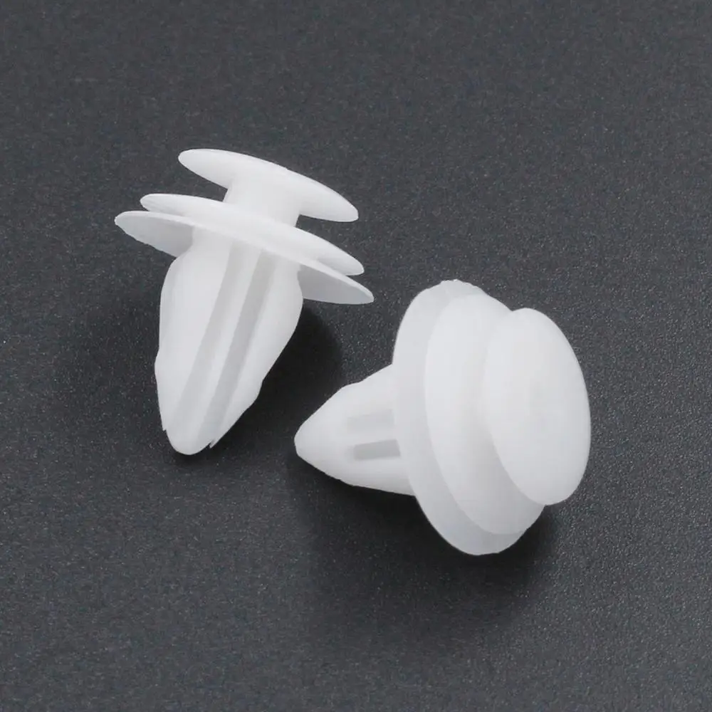 10 шт./лот Автомобильная декоративная пряжка пластиковая универсальная белая