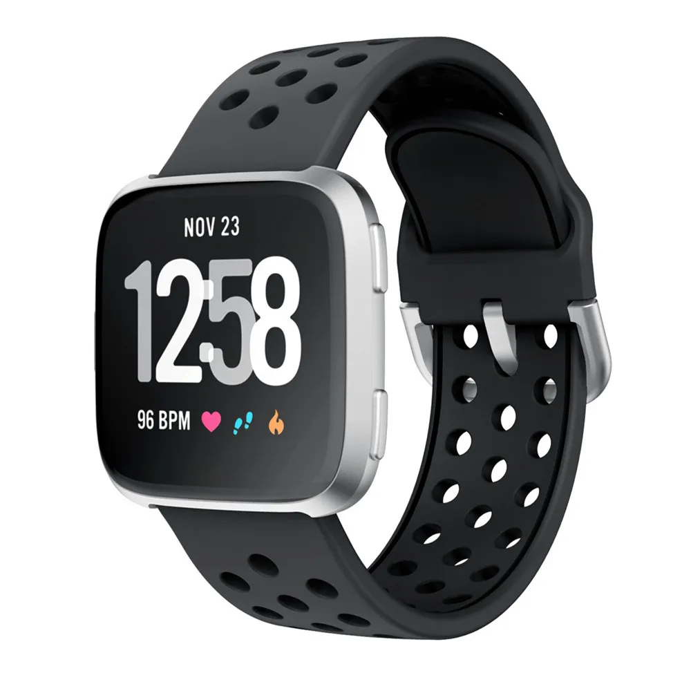 Ремешок для Fitbit Versa 2 Band мягкий силиконовый водонепроницаемый сменный Браслет