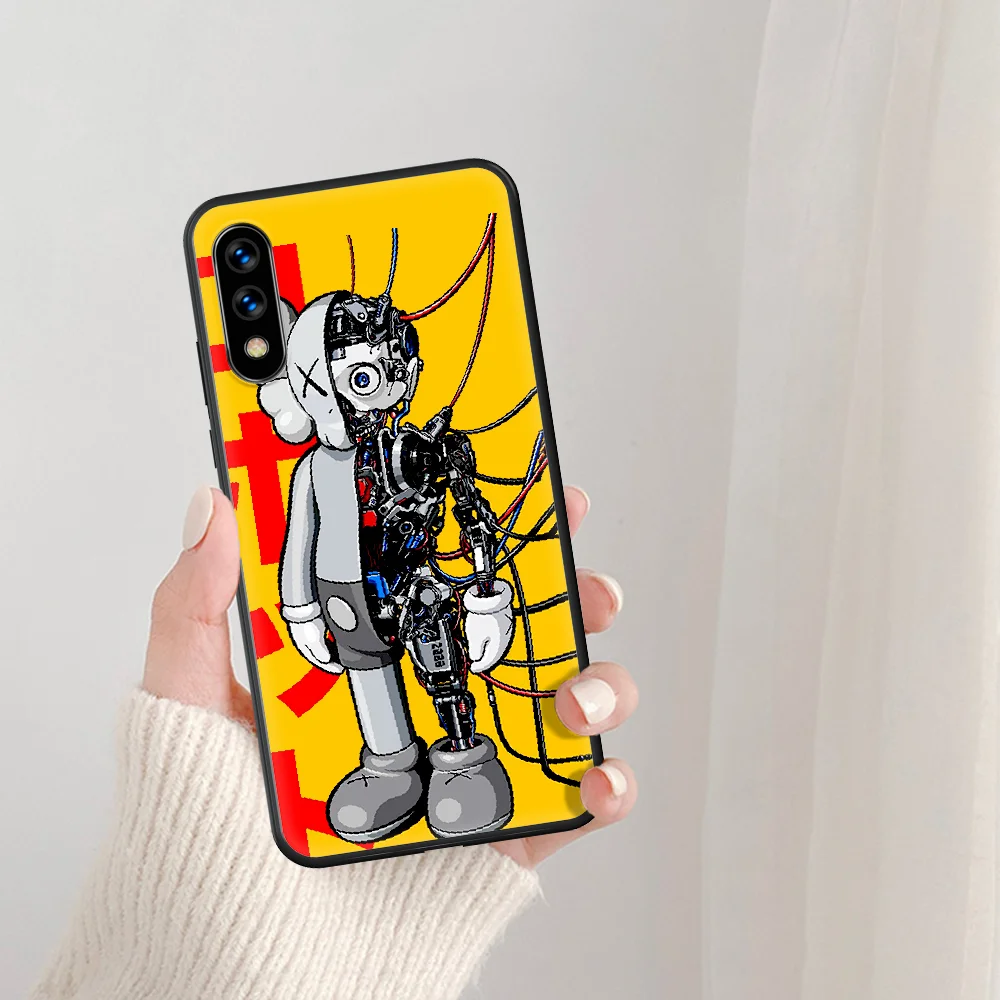 

Luxury Cartoon doll Kaw Boys Phone Case For Huawei Honor 6A 7A 7C 8 8A 8X 9 9X 10 10i 20 Lite Pro Play black Cover 3D Waterproof