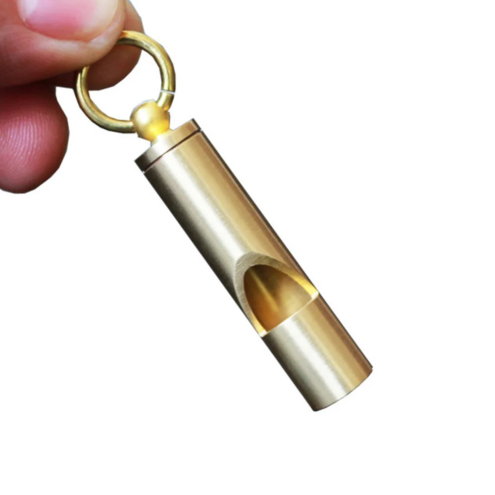Портативный латунный свисток для обучения домашних животных собака Птица