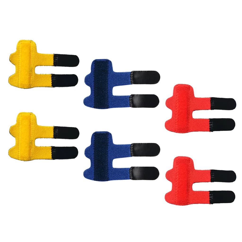 

6 Piece Finger Splint Brace Straighten Mallet Finger Stenosing