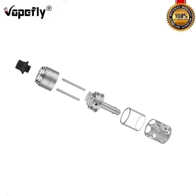 Оригинальный испаритель Vapefly Brunhilde MTL RTA Tank 5 мл вейп атомайзер одна катушка 6