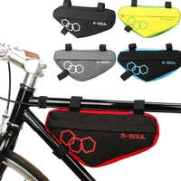 bike bag waterproof bicycle front beam upper tube bag large capacity triangle bag cycling kit riding equipment accessories