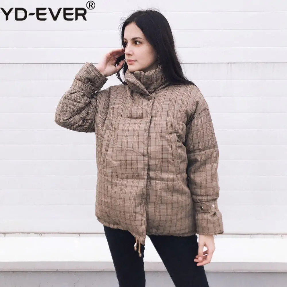 Женская хлопковая одежда новая Корейская версия свободного кроя плотная зимняя