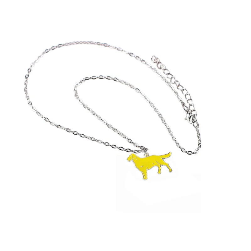 Милый вельш корги картина ожерелье с подвеской для собак брелок любимчик лучший