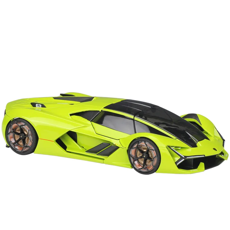 Bburago 1:24 третьего поколения зеленый серый гоночный автомобиль высокий симулятор