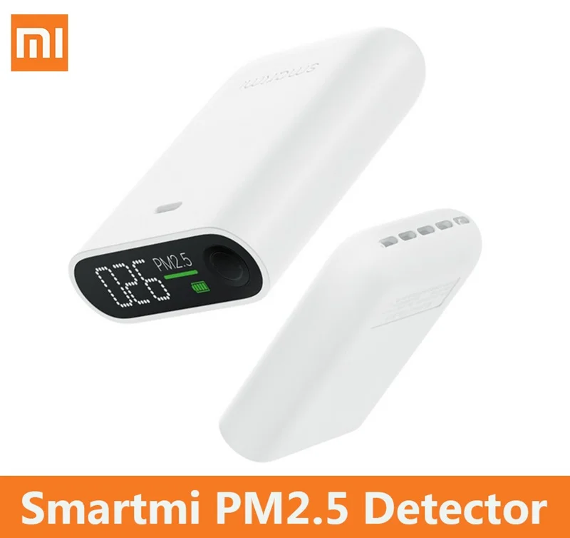 Черный Xiaomi Mijia Smartmi PM2.5 детектор воздуха портативный чувствительный тестер качества воздуха minitor светодиодный экран цифровой индикатор Прямая - Цвет: Черный