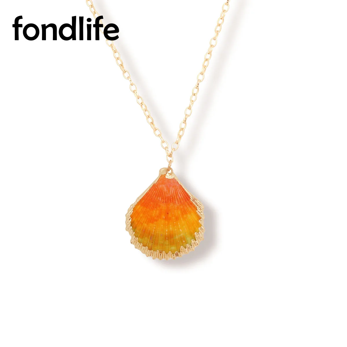 Чокер в стиле бохо с ракушками цепочка-гребешок морскими улитками для женщин и