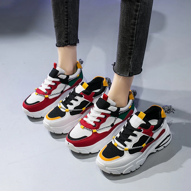 Женские кроссовки для бега женские на массивной платформе женская обувь