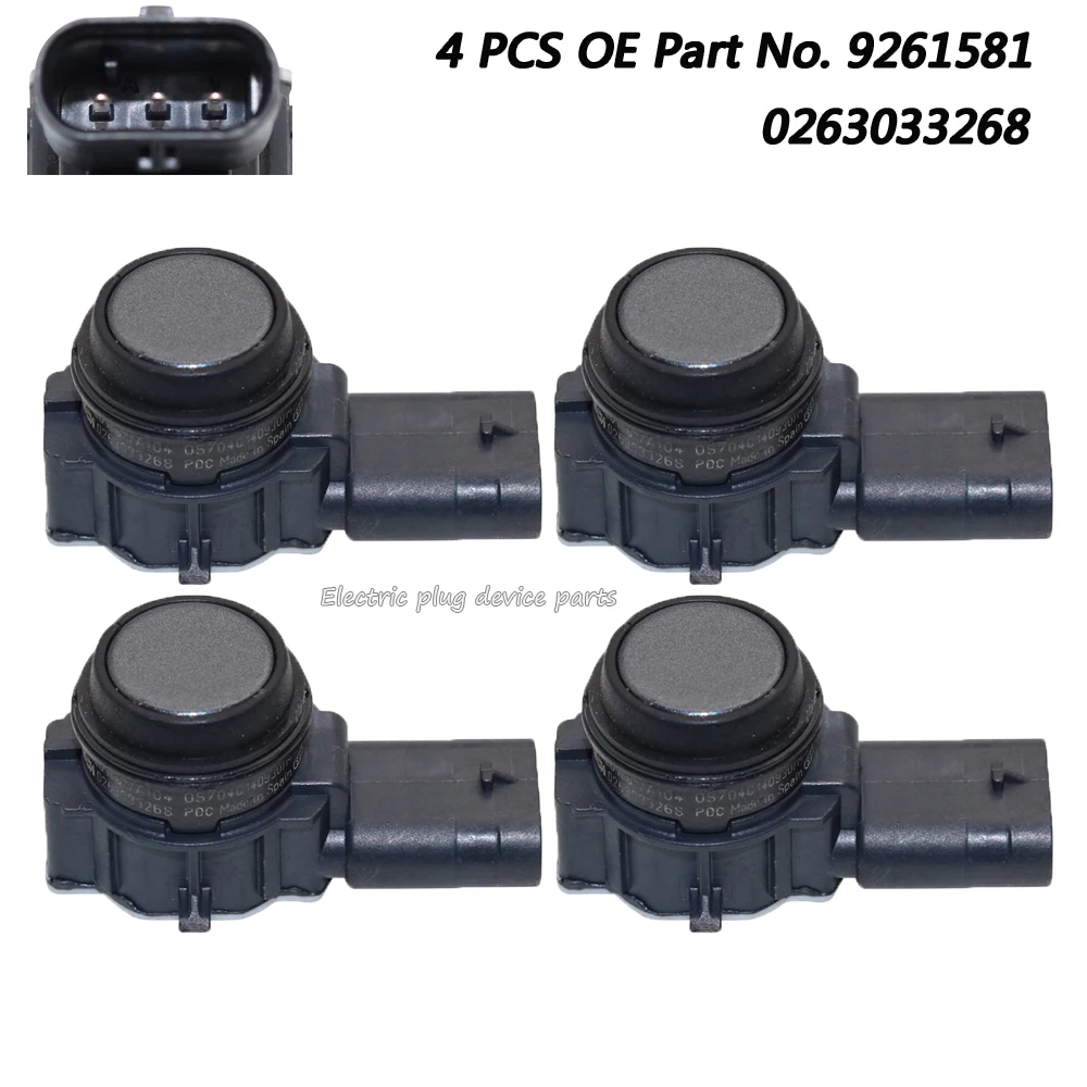 

Датчик парковки OEM PDC для BMW1 2 3 4 серии 9261581 0263033268, 4 шт.