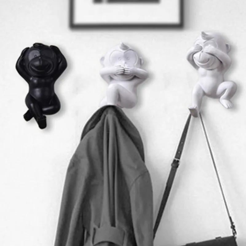 Креативная простая настенная подвеска в Северном европейском стиле с крючком