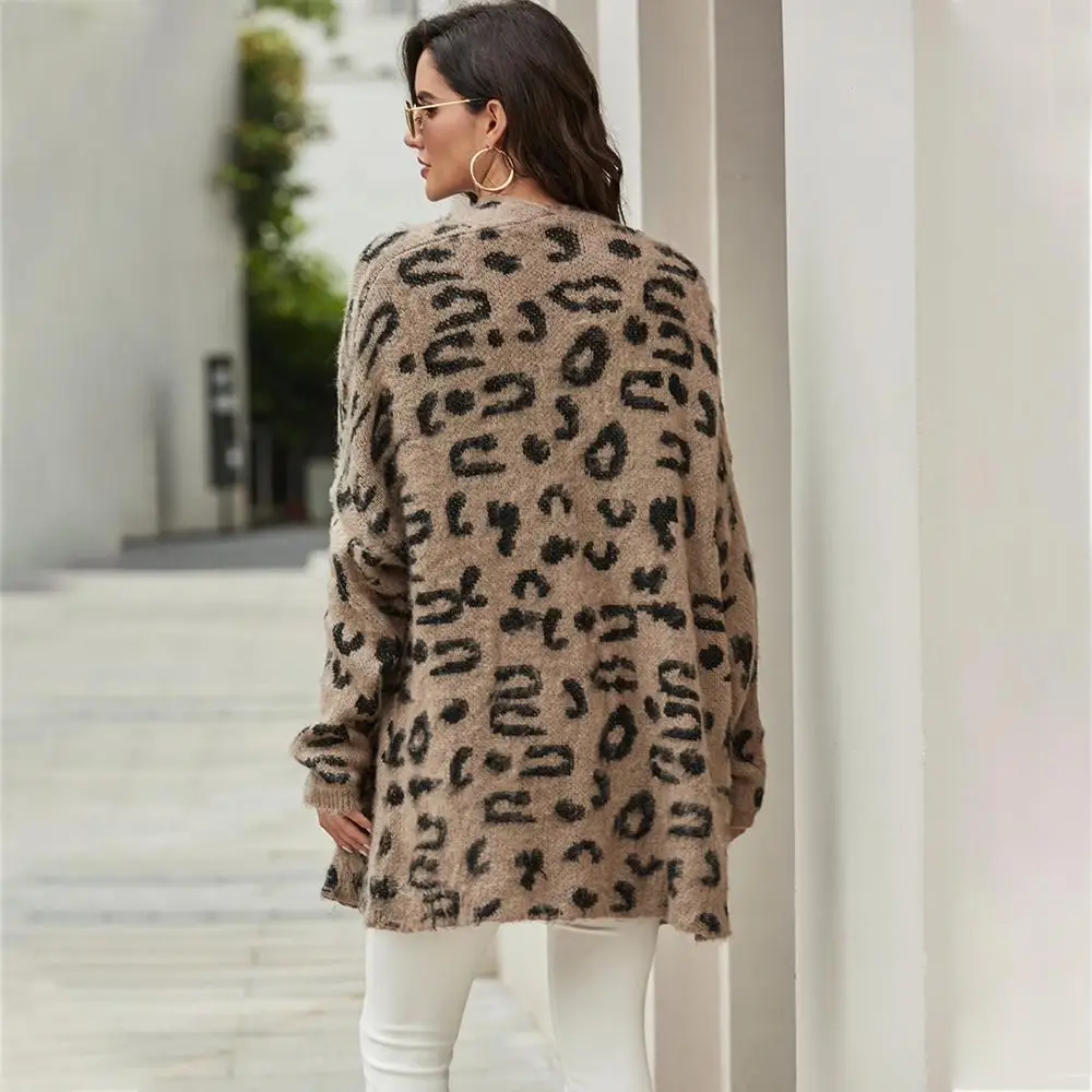 

New women's sweater autumn and winter fashion casual cardigan sweater women's sexy sweater jacket