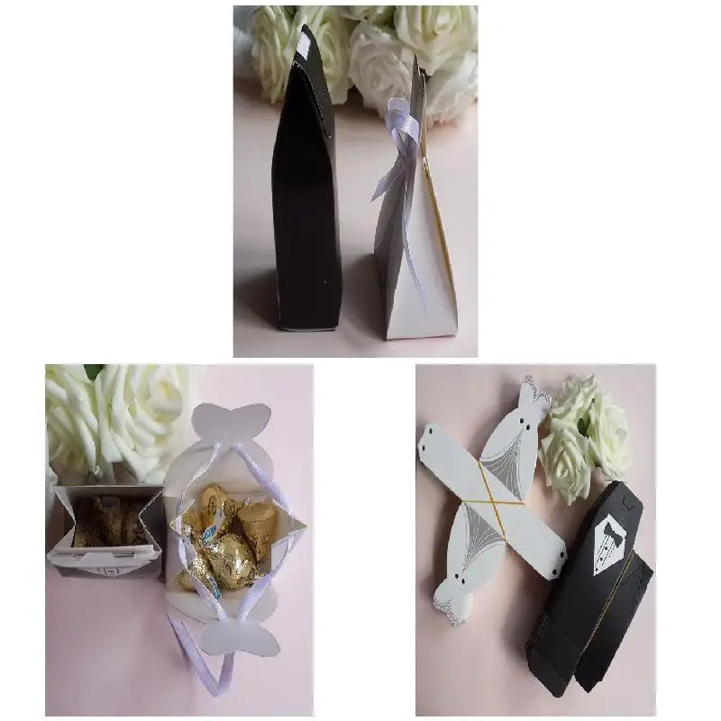 Сладкий дом коробка конфет жениха свадебный стиль 8 5x5 8x3 см WWO66|Подарочные сумки и