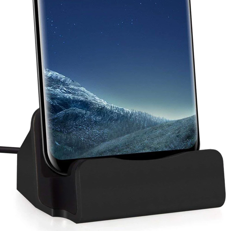 Type C Micro USB Dock Charger For iPhone 12 11 Pro XS Samsung S10 S9 S8 S7 S6 Plus Charge Cradle Station Stand Base | Мобильные
