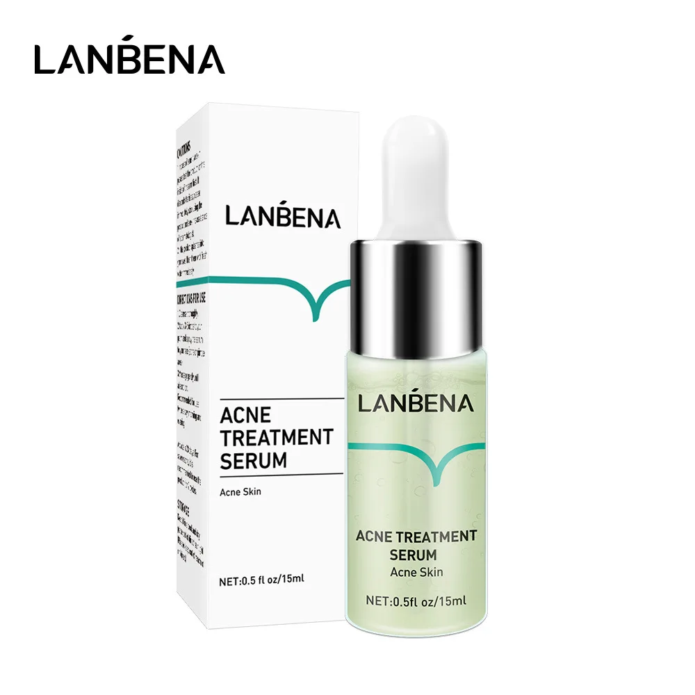 

LANBENA Face Serum Shrinking Pore Acne Treatment Deep Cleaning Whitening Smoothing Skin Care Firming Essence Scar Pimple Removal