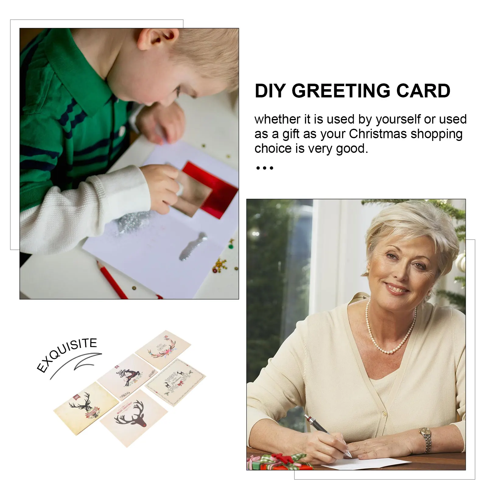 5 комплектов поздравительные открытки подарочные конверты набор