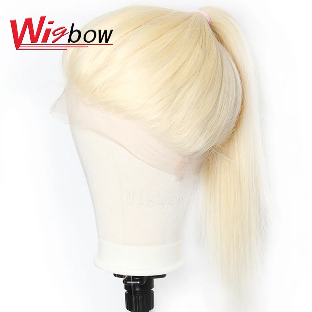 Wigbow OneCut прямые волосы 613 полностью кружевные человеческие бразильские парики