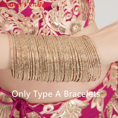 Only Type A Bracelet Индийские танцевальные стразы, браслеты, серьги-капли для живота, Восточные Танцевальные соревнования, серьги для выступлений, аксессуары, украшения - Цвет: Only Type A Bracelet