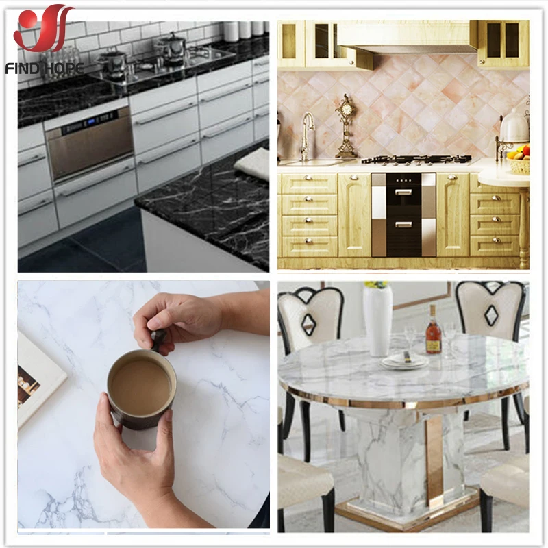 Настенные самоклеящиеся обои из виниловой пленки 40*100 см для кухни шкафа