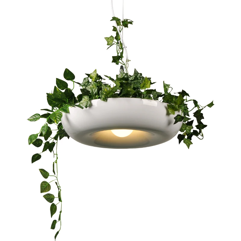 

Modern Plant Pendant Lights DIY Sky garden hanglamp Flower Pot pendant Lamp Dining Room Restaurant Lighting Fixtures Home Decor