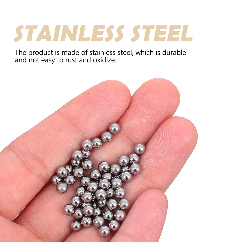 

300Pcs Glass Decanter Cleaning Pellets Glassware Cleaning Beads (Silver)