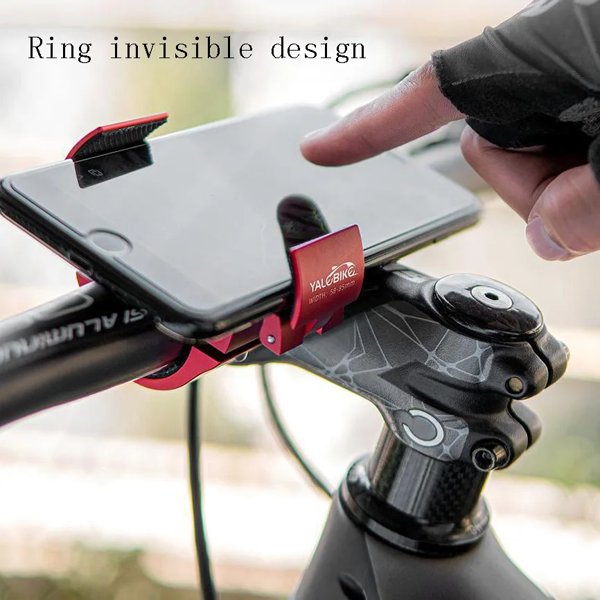 Кольцевой Невидимый велосипедный держатель для велосипеда из алюминиевого