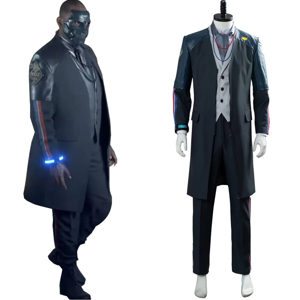 Костюм для косплея смерти Стройный костюм с мостами мужчин на Хэллоуин