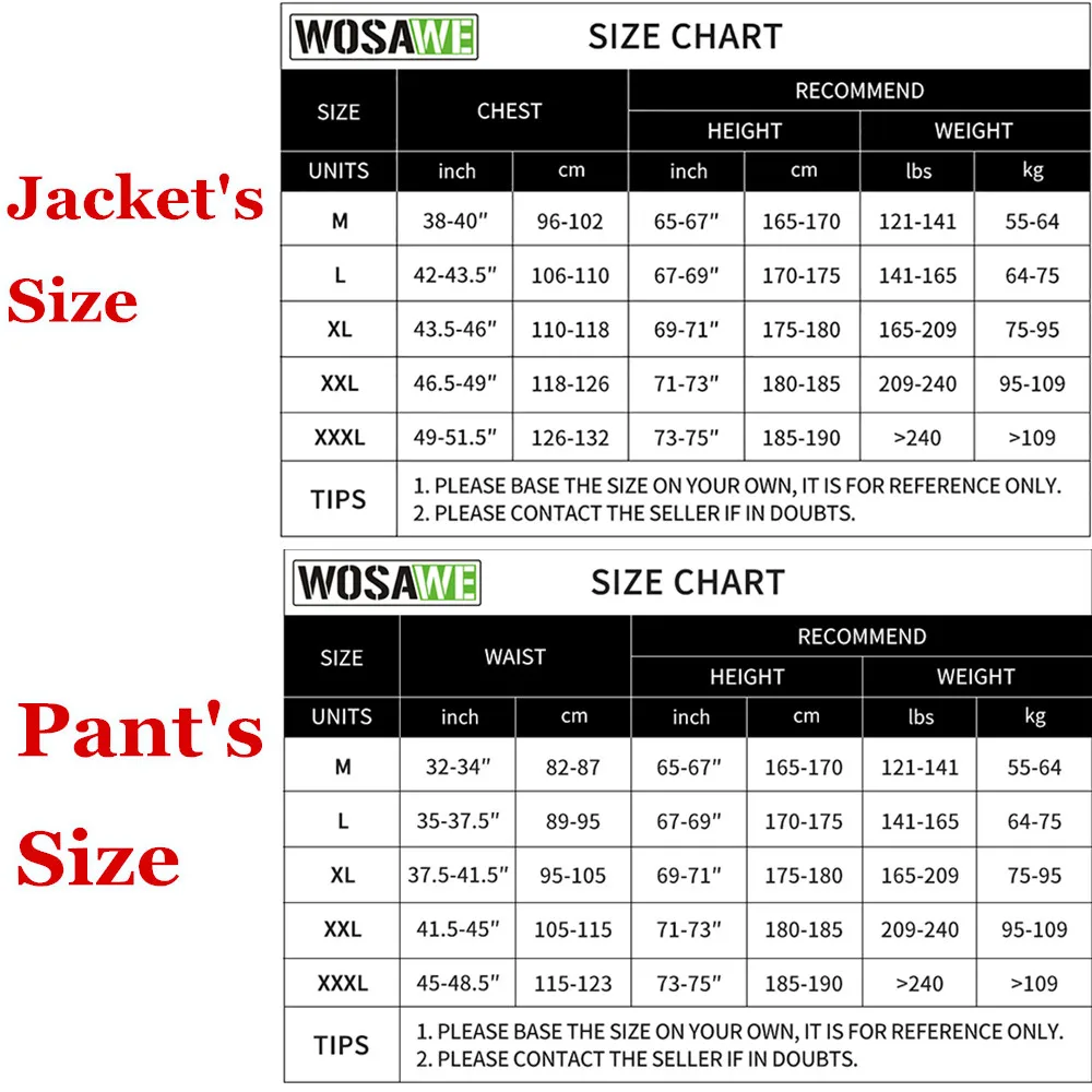 WOSAWE новинка комплект одежды для велоспорта зимние теплые флисовые штаны