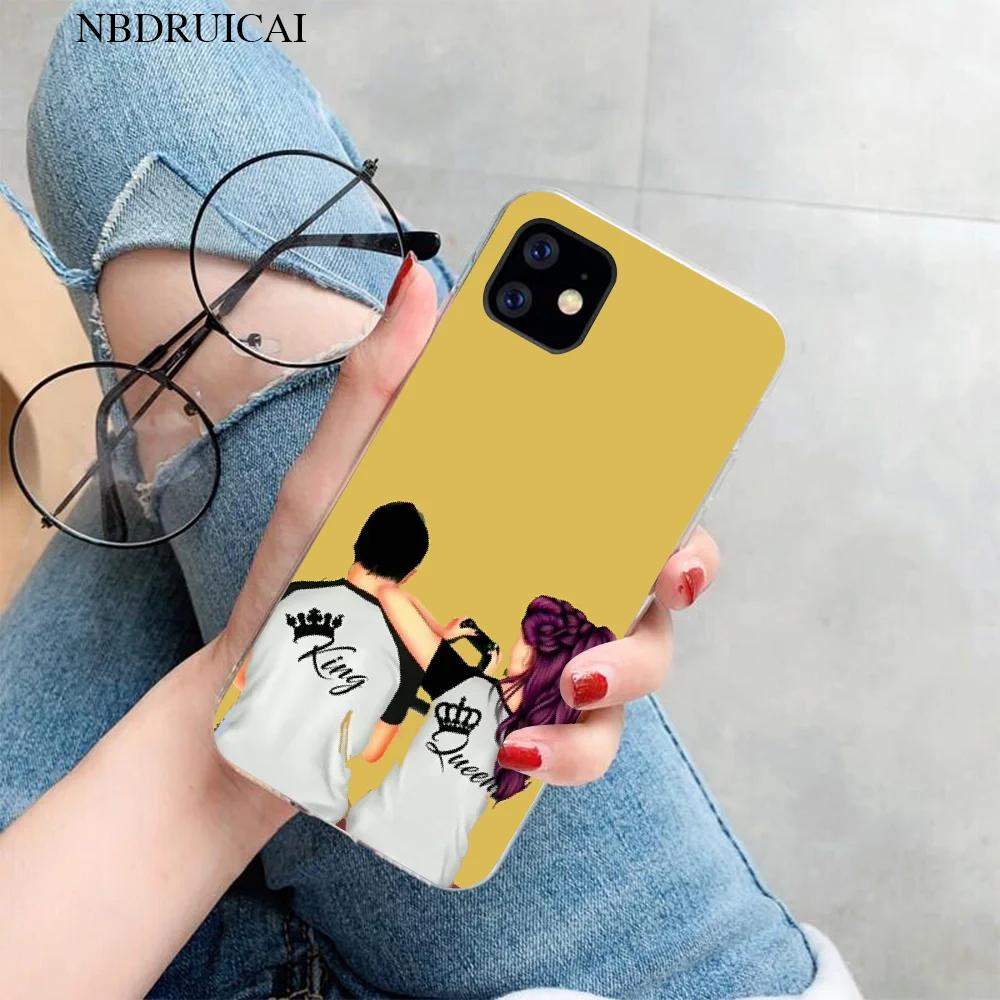 Милый чехол PENGHUWAN для iPhone 11 pro XS MAX 8 7 6 6S Plus X 5S SE XR | Мобильные телефоны и аксессуары