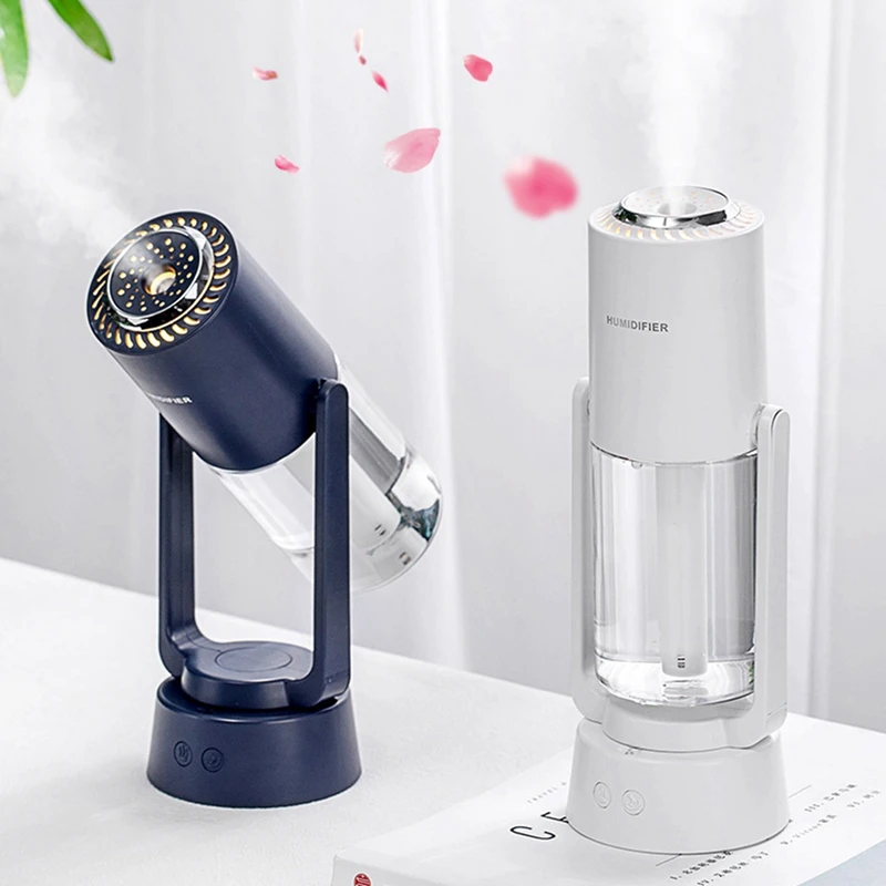 

Xuanying Humidifier, Rotating Aromatherapy Negative Ion Humidifier with Lamp Is Suitable for Office and Home