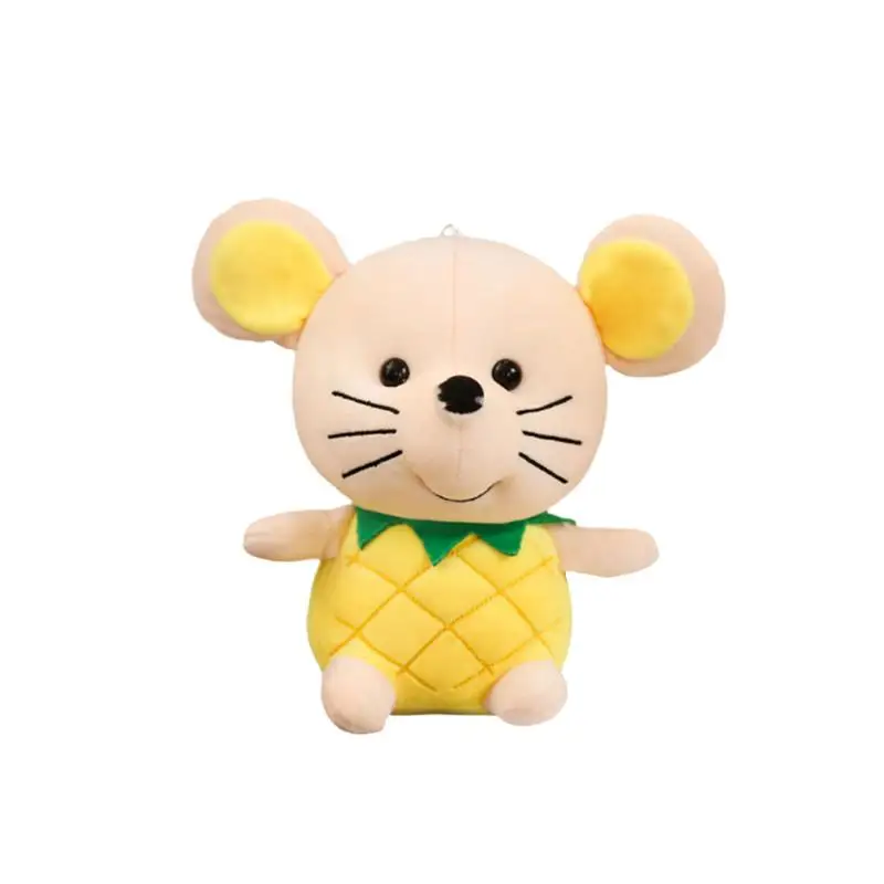 1 шт. мультяшная фруктовая мышка кукла игрушка в виде крысы плюшевая ткань