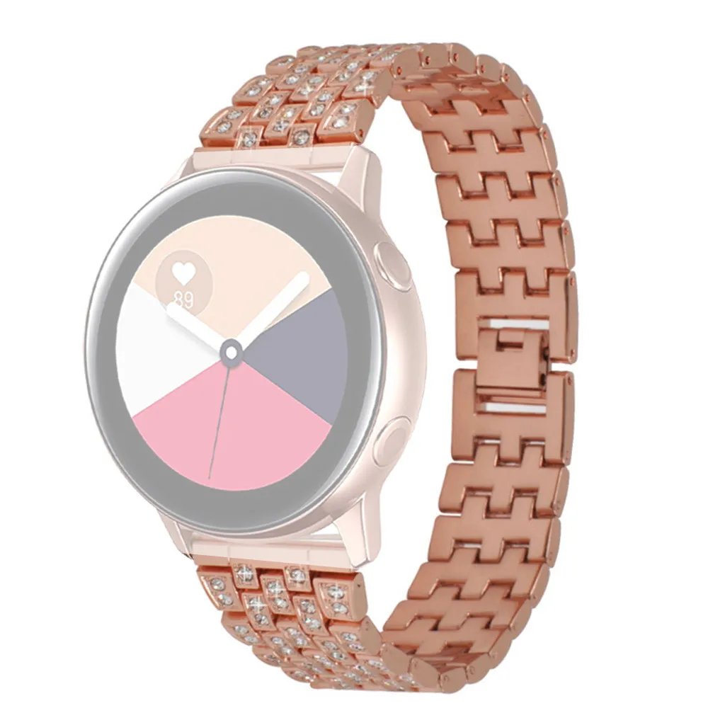 Фото Ouhaobin подходит для Samsung Galaxy Watch Active металлический браслет из алюминиевого сплава Ouhaobin подходит для Samsung Galaxy Watch Active металлический браслет из алюминиевого сплава