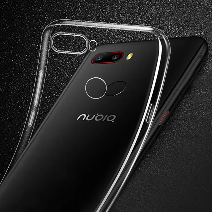 Прозрачный мягкий чехол из ТПУ для ZTE Red Magic Nubia Z18 Z17 Z11 Max Mini MiniS N2 N3 M2 Lite V18 Z17s