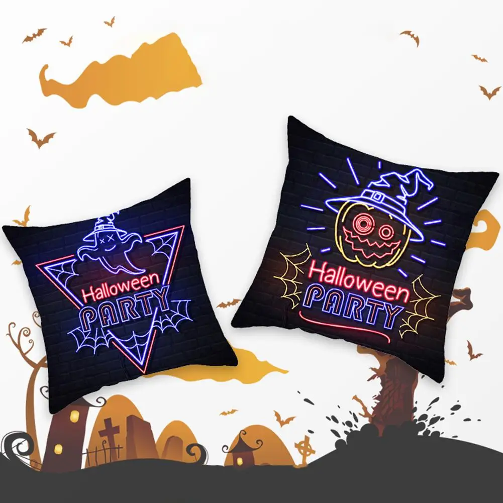 Хэллоуин фестиваль Spiderweb крест Печать пледы Подушка Чехол Наволочка для дома
