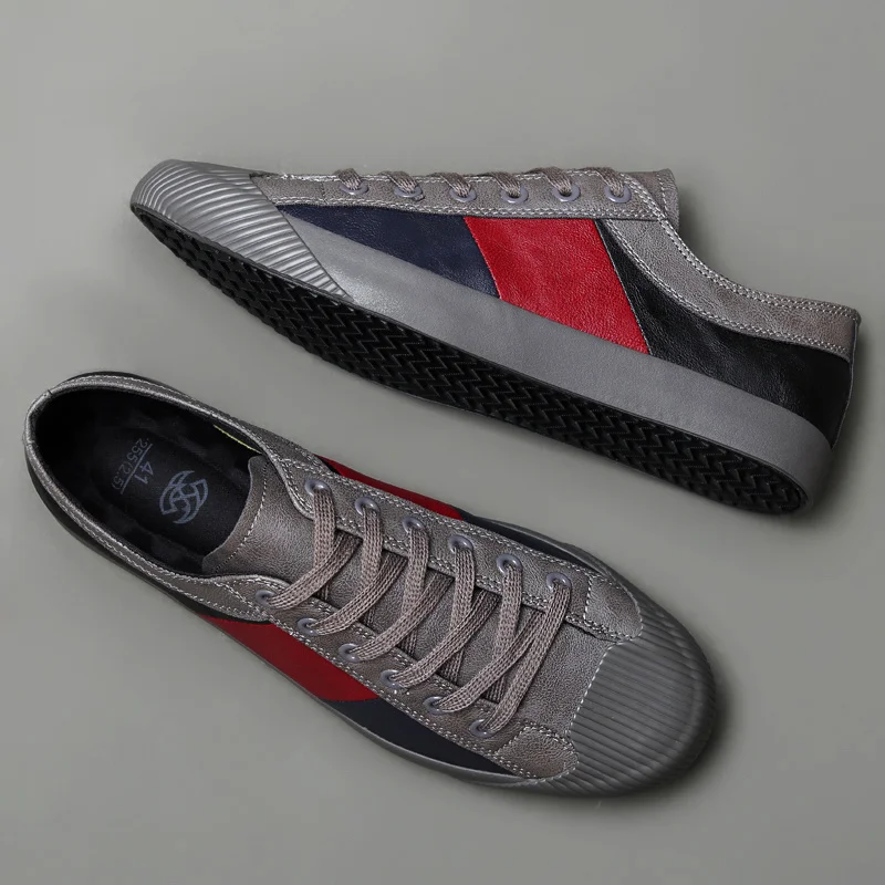 

New Men's Casual Buckle Loafer Shoes British Fashion Lazy Vulcanized Shoes Breathable Men's Flat Shoes M98400