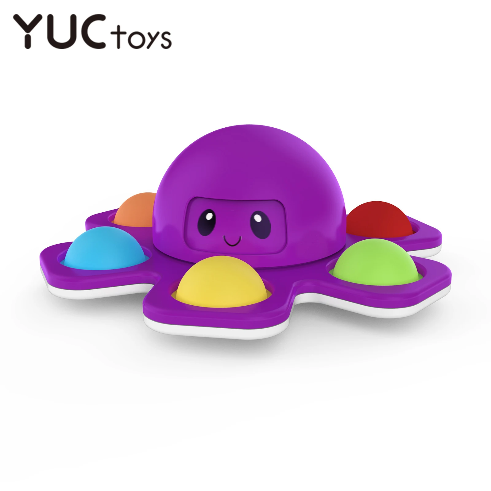 

Bubble Toys Fidget Spinner Octopus Relief Stress Kids Toys R188 Bearing Safety Plastic Hand Fingertip Gyro Xmas Gifts
