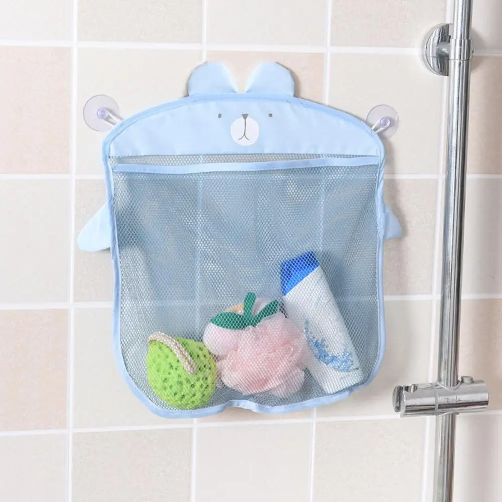 

Storage Bag Sturdy Space-saving Cartoon Style Large Capacity Hanging Bag for Bathroom