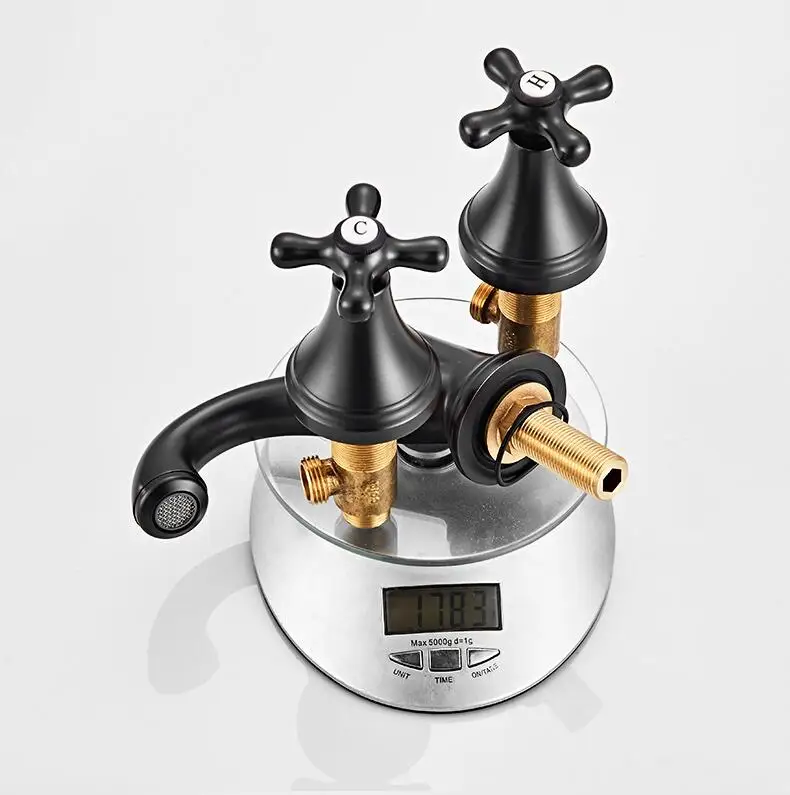 Новый смеситель для раковины латунный кран 8 дюймов с 3 отверстиями ванной