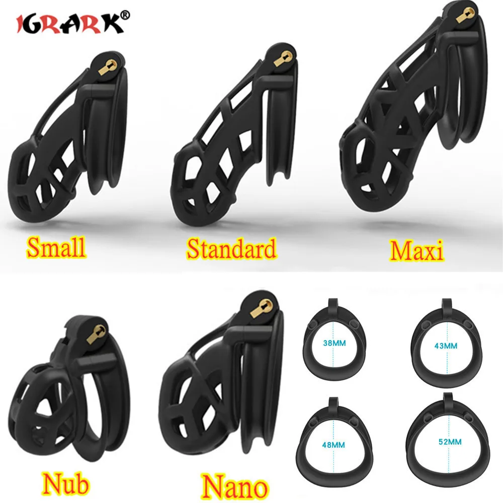 Новинка 2021 3D Мужская клетка верности устройство двойная дуга манжета на пенис