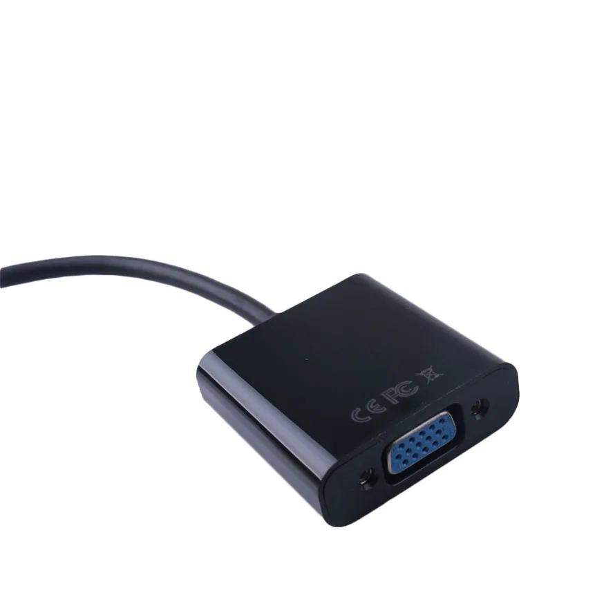 Переходник DVI/VGA Full HD 20 см 1080p видеоконвертер 25-контактный в 15-контактный для ПК |