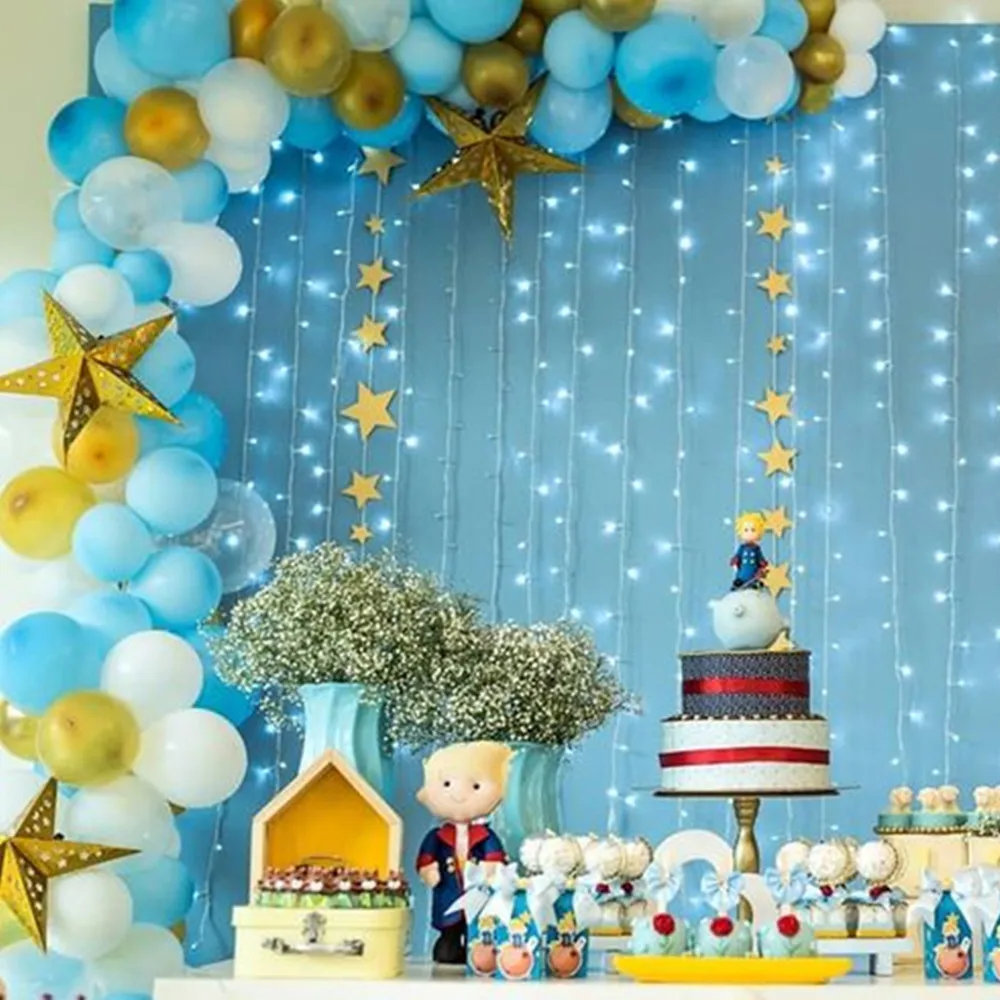 101 шт. милый принц дети тема вечерние синий Пастель воздушный шар арочный