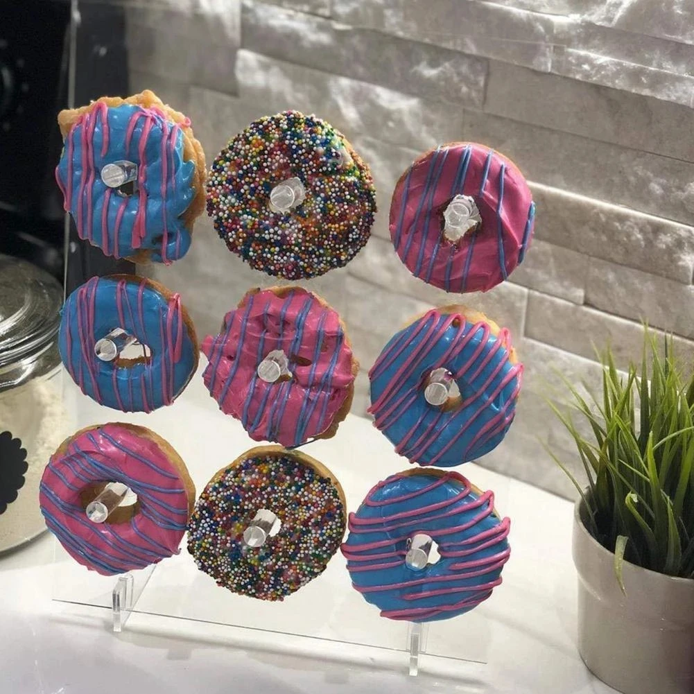 Многофункциональная простая настенная подставка держатель для пончиков стеллаж