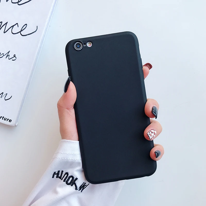 Роскошный ТПУ цветной чехол для телефона для iPhone 11 Pro 8 Plus 7 6 6S X XS Max XR противоударный матовый Мягкий силиконовый чехол-накладка