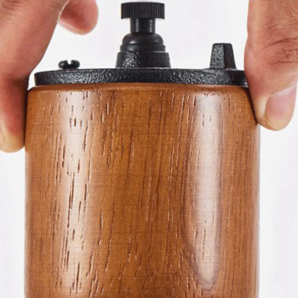 Solid Wood English Hand-Crank Coffee Machine With Adjustable Thickness Household Hand Manual Grinder | Бытовая техника