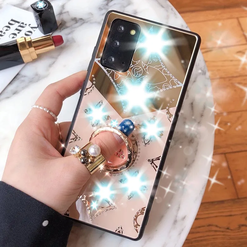 Роскошный чехол подставка с бриллиантовым кольцом для Xiaomi Mi 10T 10TPro Mi10T Mi10Pro XiAO