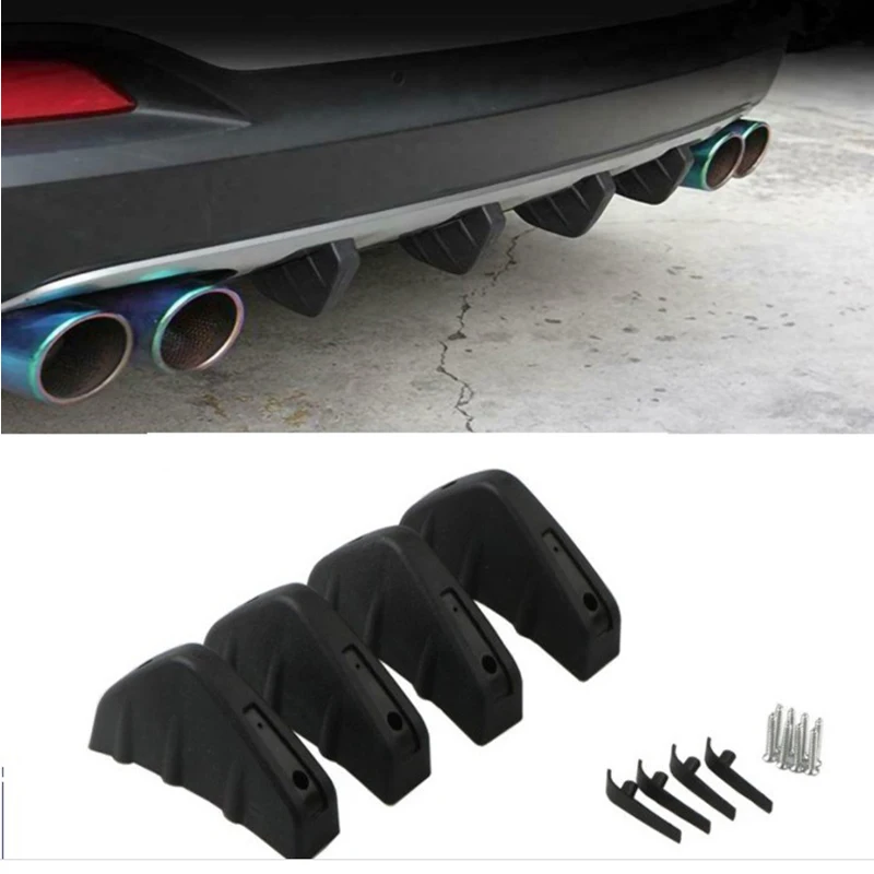 

Универсальный автомобильный модифицированный спойлер из углеродного волокна с изображением Акулий плавников