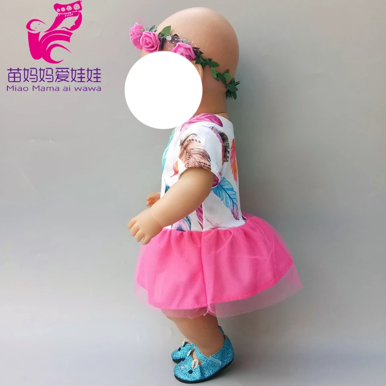 Одежда для куклы-младенца, штаны, рубашка, юбка-пачка для 1" 45 см, кукольная одежда, набор игрушек, одежда для детей, подарок для девочек
