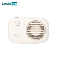 portable bladeless fan neck hanging fan usb rechargeable for outdoor travelling home office mini air cooling fans night light