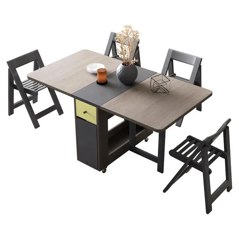 Esstisch Room Tablo Redonda Ouro Tavolo piegevole обеденный набор Yemek Masasi De Jantar Mesa складывающийся стол |